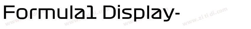Formula1 Display字体转换 Formula1 Display字体转换